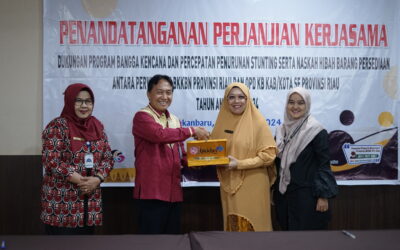 Turut Berperan dalam Program pembangunan Keluarga dan Penurunan Stunting, IKTA Membangun Kerjasama dengan BKKBN Provinsi Riau