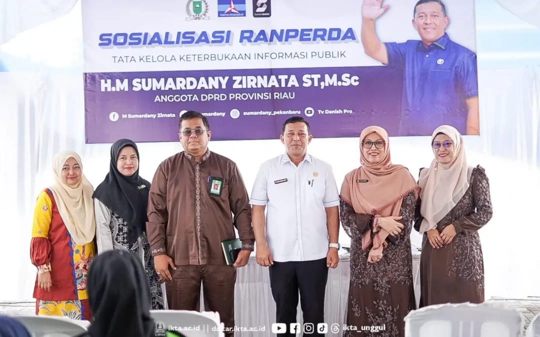 Dukung Keterbukaan Informasi Publik, Rektor IKTA Dampingi Sosialisasi Ranperda Keterbukaan Informasi oleh DPRD Riau