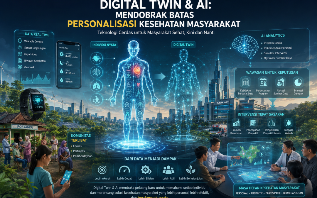Digital Twin & AI: Mendobrak Batas Personalisasi Kesehatan Masyarakat